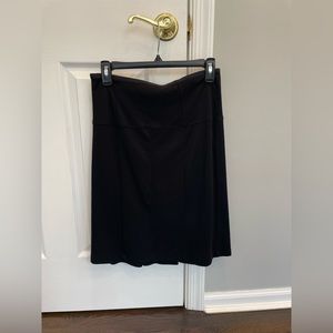 Diane von Furstenberg Black, Wool, Pleated Skirt. Fabiola Style. Size 6.